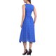 thumbnail image 3 of Vestido de verano sin mangas para mujer Inspire Chic, vestido midi en línea A, casual de algodón para vacaciones, L azul real, 3 of 6