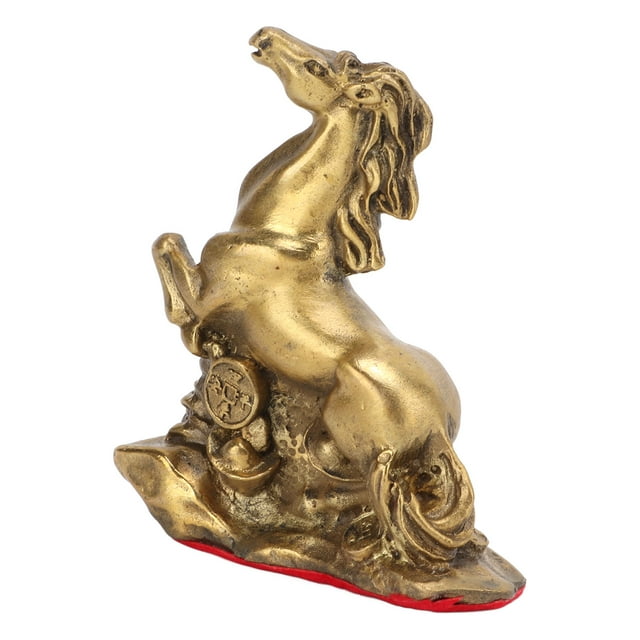 Sculpture de Cheval, Cheval Statue Sculptée à la Main Sculpture Animale Fonctionnalité Polyvalente