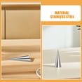 thumbnail image 3 of Masteelf Stainless Steel Conical Cream Horn Molds for Baking Pastry Tools NonStick Easy to Clean Silver, 3 of 7