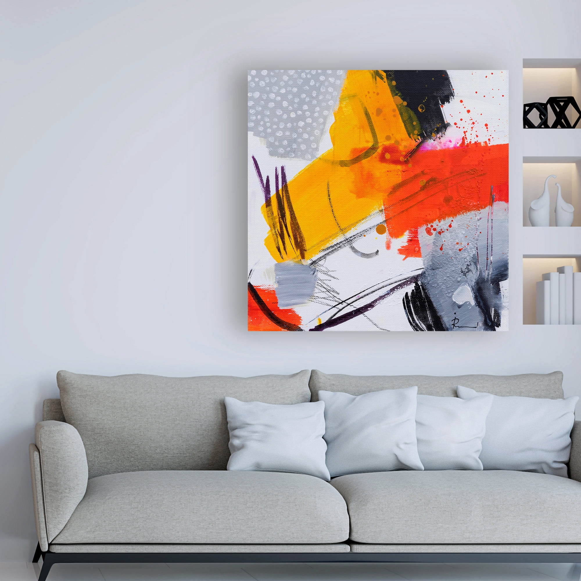 Trademark Fine Art 'Ira Ivanov Paint Expression Study 16' Canvas Art by Ira Ivanov