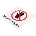 thumbnail image 3 of Do Not Touch Sign Self Adhesive Warning Sign Sticker Safety Label Sign Acrylic Do Not Touch Label, 3 of 9