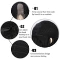 thumbnail image 4 of Wig with Bangs, Wigs for Women, Beautiful Fluf Long Curly Hair Wig Mid Length Curly Black Matte High-temperature Silk Wig Full Head Cover, 4 of 6