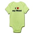 thumbnail image 1 of CafePress - I Love My Mimi Infant Bodysuit - Baby Light Bodysuit, 1 of 1