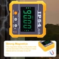 thumbnail image 3 of Inclinometer, 4*90掳 IP54 Portable High Precisions Digital Protractor Inclinometer Absolute Relative Slope Measurement Data Hold Function with Storage Bag, 3 of 8