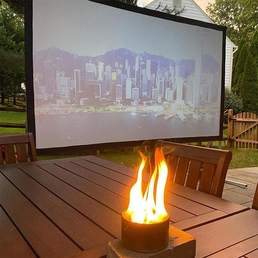 City Bonfires Portable Fire Pit - Mini Fire Pit, Table Top Firepit, No Wood, No Embers, 3-5 Hours of Burn Time - Food Safe for Smores - Lightweight, Emergency Heat, Camping Stove (24-Pack)