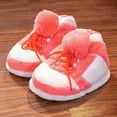 thumbnail image 3 of Sneaker Slippers in Pink Valentine Look One Size Fits Most - comfy adult slipper for men and women, 3 of 5