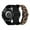 ④ Black/brown cheetah, variant on 5 Pack 22mm Nylon Watch Bands for Samsung Galaxy Watch 3 45mm Band/Galaxy Watch 46mm/Gear S3 Frontier, Stretchy Adjustable Elastic Nylon Woven Loop Wristband for Men Women
