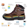 thumbnail image 2 of SAFETOE Women's Steel Toe Boots Waterproof Cow Leather Lightweight Work Boots for Women Fire Safety Boots Non Slip Puncture Resistant, 2 of 7
