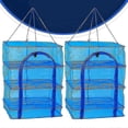 thumbnail image 3 of Sunning Net Folding Dried Fish Drying Cage Multi-function Nylon Net for Fishing, 3 of 3