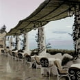 thumbnail image 2 of Blaustein, Alan 12x12 White Modern Wood Framed Museum Art Print Titled - Positano Caffe - 1, 2 of 4