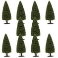 thumbnail image 4 of Miangastore 10pcs Miniature Pine Trees Model Green Scenery Landscape Based Cedar Trees, 4 of 9