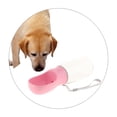 thumbnail image 4 of Cachorro perro gato mascota botella de agua potable viaje al aire libre alimentador portátil 550ml rosado Zulema Botella de agua para viajes de mascotas, 4 of 8