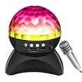 thumbnail image 2 of Yhmxh Smart Home Speaker Sound Machine Crystal Ball Disco Bluetooth LED Party Lights Speaker Support FM Card AUX With MIrcophone Blutooth, 2 of 4