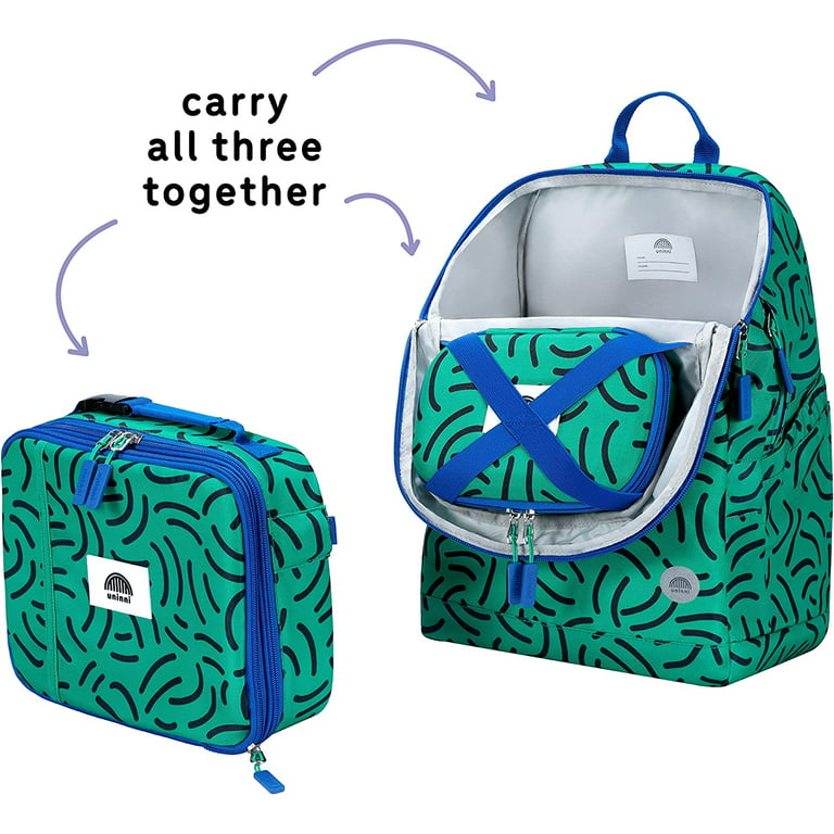 Artsy Backpack and Cold Pack Lunch Box Bundle, Set of 3
