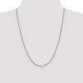 thumbnail image 2 of 14k White Gold 24 Inch 1.9mm Box Chain Necklace Pendant Charm, 2 of 9