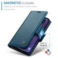 thumbnail image 4 of CaseMe Leather For iPhone 14 Wallet Case with RFID Blocking, For iPhone 14 Case Wallet for Women Men Card Holder Magnetic Clasp Kickstand Folio Case for iPhone 14,Blue,For iPhone 14, 4 of 10