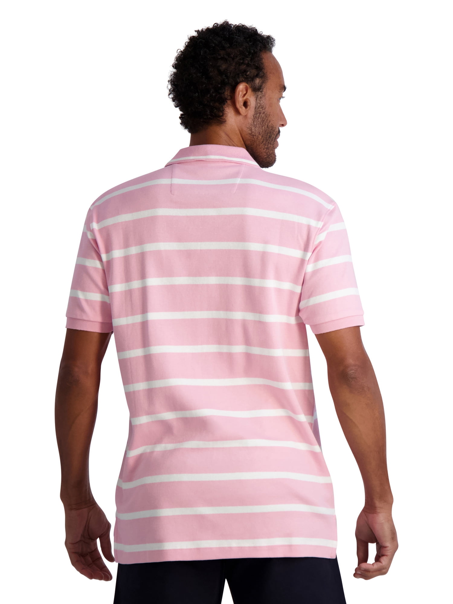 Chaps Men's Classic Fit Striped Cotton Jersey Polo Shirt, Sizes XS-4XB