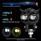 thumbnail image 3 of Par Faros Auxiliares Led 80w Alta/baja Doble Color Auto Moto, 3 of 8