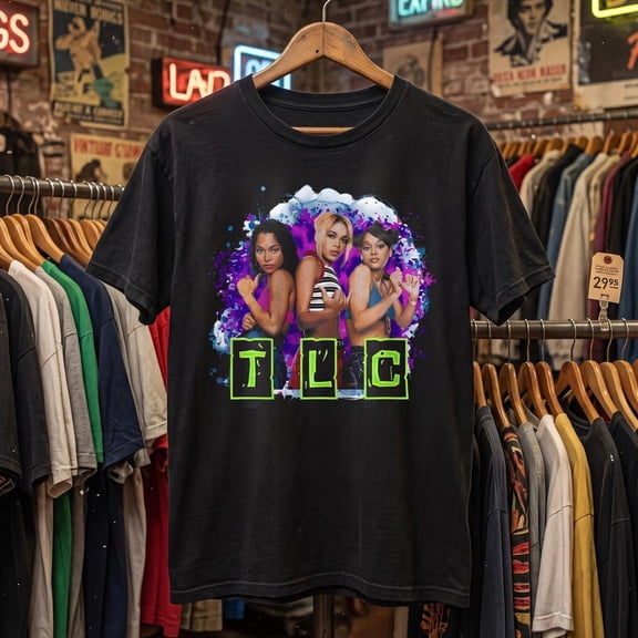TLC Shirt, Vintage 90s R&B Graphic Tee, Retro Girl Group T-Shirt
