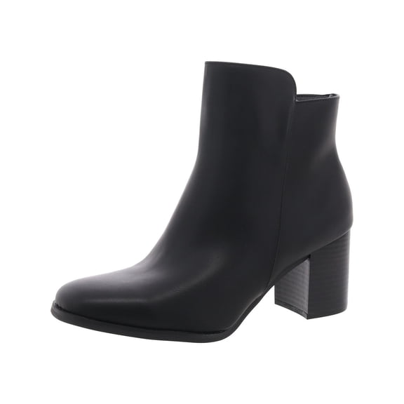White Mountain Womens Vogued Faux Leather Ankle Booties