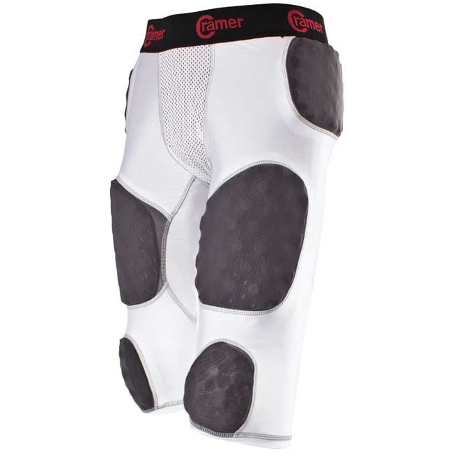 Cramer Skill 7 Pad Football Girdle With Integrated Hip, Thigh, Knee and