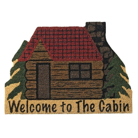 Welcome To The Cabin Doormat Wilderness Decor Walmart Com