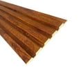 thumbnail image 4 of Dundee Deco Fluted 3D Wall Panels - Modern DIY Decorative Wooden Wall Panels - Easy to Install - Mahogany - Sample 6" x 6", 4 of 7
