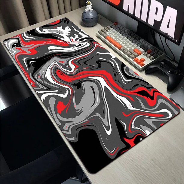 Alfombrilla de ratón líquida Strata, alfombrilla antideslizante grande y Original, accesorios para Pc, alfombrilla de ratón para juegos, alfombra impermeable para oficina, XXL LIUWENJING unisex