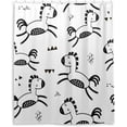 thumbnail image 2 of Cute Horses Shower Curtain Waterproof Bathroom Fabric Shower Curtain Set with Hooks, 60x72 inches（48） Home Decor, 2 of 6