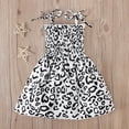 thumbnail image 5 of QISIWOLE Kids Baby Girls Dress Beach Dresses Casual Sleeveless Princess Summer Dress clearance under 10 !, 5 of 7