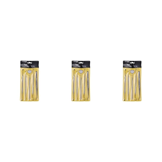 Vogacara Espejo de acero inoxidable, conjunto de herramientas preparadas para dentista, Kit de sonda para el cuidado de los dientes, instrumento, Type4 NO4 Vogacara CBP260042