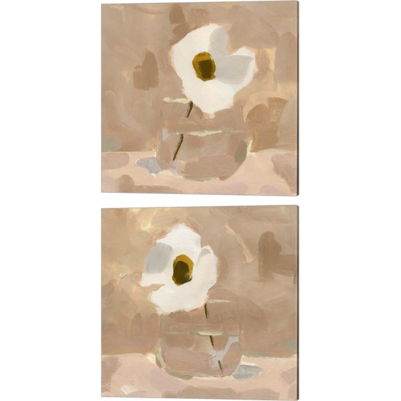 Great Art Now Canary Island Marguerite by Jacob Green 2 Piece Canvas Art Set Each 14W x 14H