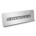 thumbnail image 2 of Dodge Charger 3D Logo 12" x 4.25" European Look Chrome Half-Size Stainless Steel License Plate, 2 of 5