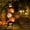 B, variant on Halloween Stacked Light Up Pumpkin Lantern Statue, Multi-Color LED Pumpkin Tower Figurine, Halloween Glowing Pumpkin Stack Decor, for Front Yard, Porch, Lawn, Party