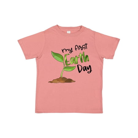 

Inktastic My 1st Earth Day Sprouting Plant Gift Toddler Boy or Toddler Girl T-Shirt