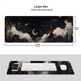 thumbnail image 3 of Stars Moon Mouse Pad Clouds Night Starry Sky Fantasy Large Gaming Mouse Mat with Stitched Edges,Non-Slip Waterproof Rubber Base Mous Mat Office Computer Keyboard Laptop Home 31.5x11.8 Inch, 3 of 6