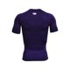 thumbnail image 5 of Camisa de compresión Under Armour HeatGear para hombre púrpura/blanca, 5 of 6