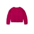 thumbnail image 2 of Wonder Nation Girls Chenille Sweater with Long Sleeves, Sizes 4-18 & Plus, 2 of 6