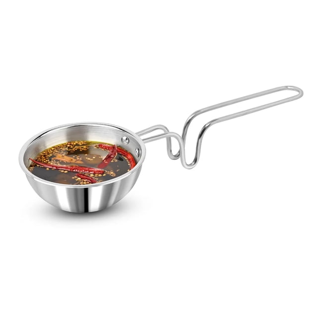Tadkapan Signoraware Artista Tri-Ply | Cocción más rápida | Apto para inducción | Ideal para tadka para rasam, sambar, dals y curries | Tostar frutos secos y semillas | Preparar ghee tadka (300 ml)