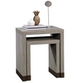 thumbnail image 4 of Pemberly Row 2 Piece Engineered Wood Nesting End Table Set in Mystic Oak, 4 of 15