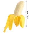 thumbnail image 5 of Juguetes de plátano pelado, broma divertida de plástico loco, juguetes para apretar en forma de plátano, juguetes de alivio para el Día de los Inocentes, 5 of 5