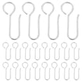 thumbnail image 4 of 30 ganchos metálicos para riel de cortina en forma de S, pequeños ganchos para cortina de techo, decoración para el hogar, la oficina y el hotel, 4 of 8