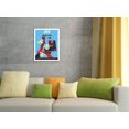 thumbnail image 4 of Paris France - Eiffel Tower - MEA Middle East Airlines - Vintage Airline Travel Poster by Jacques Auriac c.1960s - Fine Art Rolled Canvas Print 11in x 14in, 4 of 4