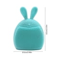 thumbnail image 3 of Silicone Cleansing Brush Facial Cleanser Manual Silicone Massage Cleansing Brush, 3 of 6