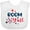 AA-White, variant on Inktastic 4th of July Boom Y'all with Red White and Blue Stars Boys or Girls Baby Bib