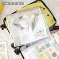 thumbnail image 4 of Bolsa de malla con cierre Desiderio, bolsa de malla de plástico impermeable con cierre, bolsa de archivos a prueba de desgarros, para útiles escolares y de oficina, estilo: estilo 2;, 4 of 5
