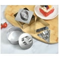 thumbnail image 5 of Clearance Biscuit Moulds under $6 Stainless Cake Cutter Bakeware Fondant Kitchen DIY Tool Just The Gently You Can Get A Pattern You Want, 5 of 9