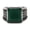 Dark Green, variant on Gemstone Rings for Men Square Chunky Wide Stainless Steel Signet CZ Cubic Zirconia Vintage Personalized Statement Unique Biker Cool Thumb Band Everyday Punk Jewelry White Size 11