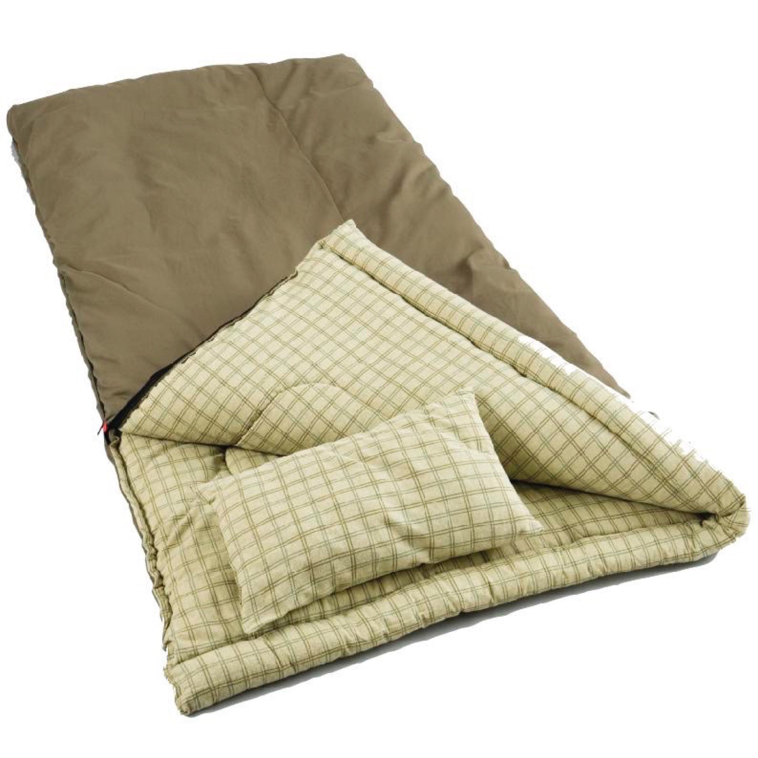Camping Warm Canvas 6 lb Sleeping Bag 39" x 81" NEW Stansport Kodiak Hunting 