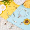 thumbnail image 5 of 24 Pcs Flamingo Stitch Markers Enamel Crochet Stitch Marker Charms Removable Leverback Clasp Locking Stitch Marker for Knitting Weaving Sewing Jewelry Making Colorful DIY, 5 of 6